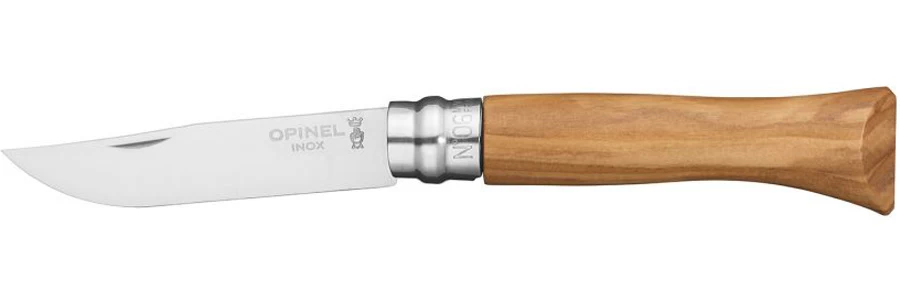 Opinel No.6 Olive Classic Original Folding Pocket Knife 2 Opinel No.6 Olive Classic Original Folding Pocket Knife - Image 2