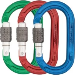 DMM Ultra O Oval Screwgate 3 Pack Rock Climbing Carabiner