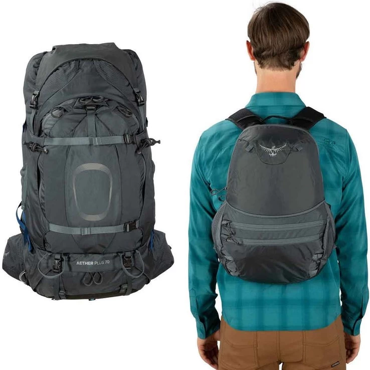 Osprey Aether Plus 60 Expedition Backpack 6 Osprey Aether Plus 60 Expedition Backpack - Image 6