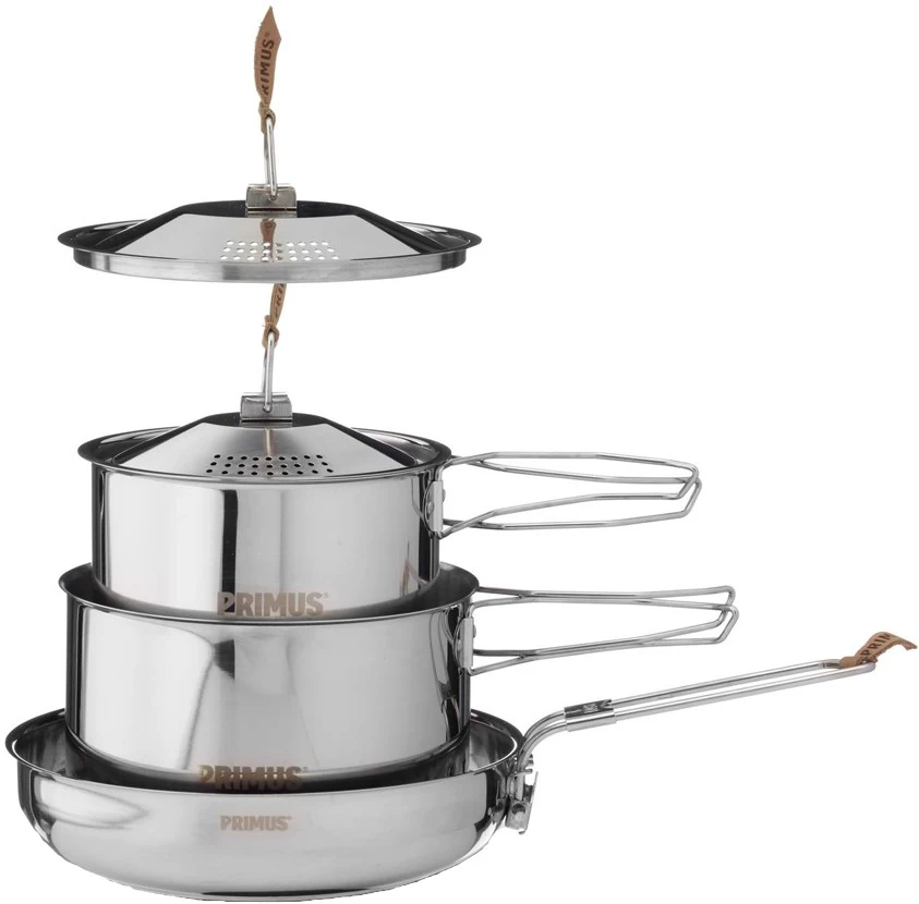 Primus Campfire Cookset Stainless Steel Camp Cookware 1 Primus Campfire Cookset Stainless Steel Camp Cookware