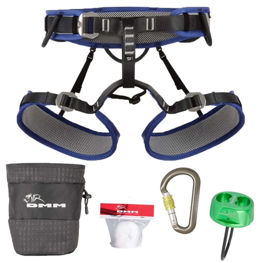 DMM Viper 2 Pack Men's Rock Climbing Harness Set 1 DMM Viper 2 Pack Men's Rock Climbing Harness Set