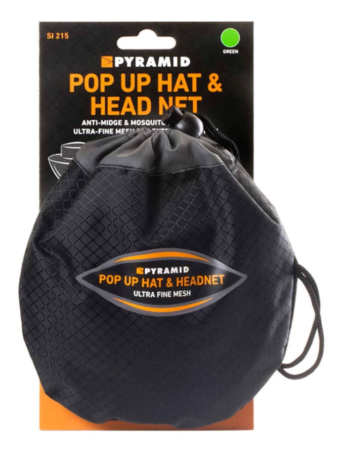 PYRAMID Pop-Up Hat & Head Net Midge & Mosquito Proof Hat 2 PYRAMID Pop-Up Hat & Head Net Midge & Mosquito Proof Hat - Image 2