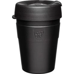 Thermal Insulated 340ml Reusable Tea/Coffee Cup -Comprehensive outdoor sports f953b703 5a4b 4788 8553 56e56ed29356 Black12oz