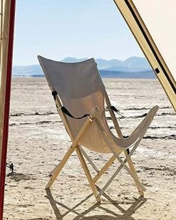 Snow Peak Take! Bamboo Chair Long Deluxe Outdoor Chair -Comprehensive outdoor sports fk202