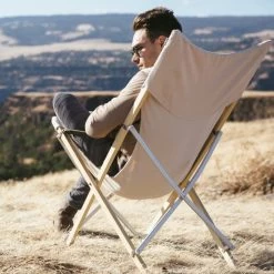 Snow Peak Take! Bamboo Chair Long Deluxe Outdoor Chair -Comprehensive outdoor sports fk204