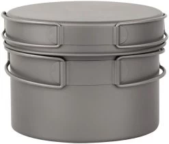 Titanium Pot With Pan Ultralight Cookware