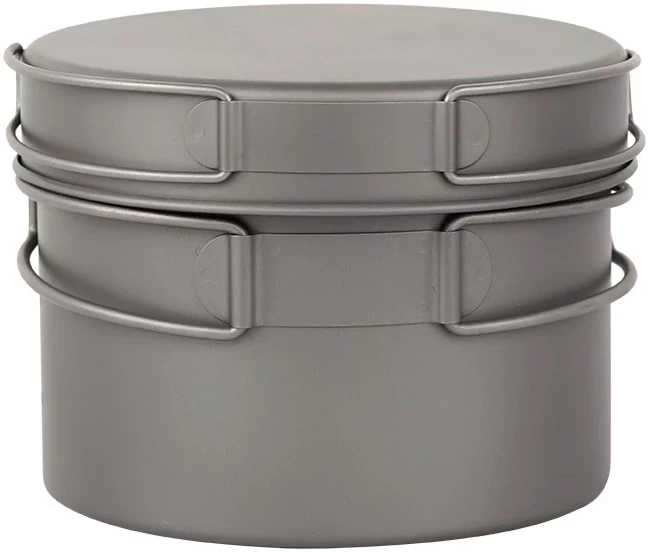 Titanium Pot With Pan Ultralight Cookware 1 Titanium Pot With Pan Ultralight Cookware