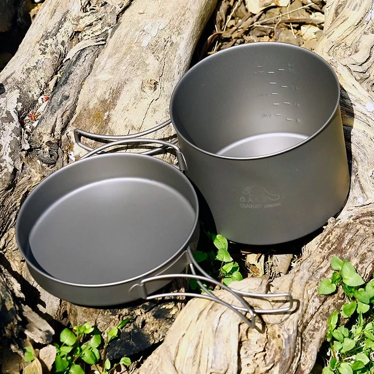 Titanium Pot With Pan Ultralight Cookware 5 Titanium Pot With Pan Ultralight Cookware - Image 5