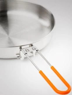 GSI Outdoors Glacier Stainless 1 Person Mess Kit Camping Cookware Set -Comprehensive outdoor sports glacierstainlesssteelmessset1person2