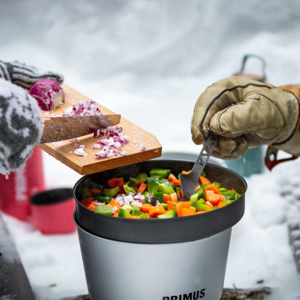 Primus Essential Pot Set 1.3L Camping Cookware Set 7 Primus Essential Pot Set 1.3L Camping Cookware Set - Image 7