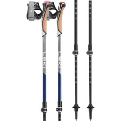 Leki Traveller Carbon Adjustable Nordic Walking Poles