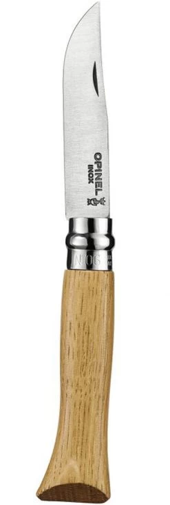 Opinel No.6 Oak Classic Original Folding Pocket Knife