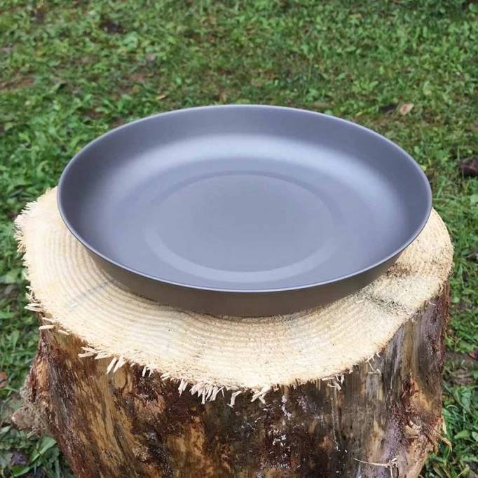 Ttanium D190mm Plate Ultralight Camping Tablewear 5 Ttanium D190mm Plate Ultralight Camping Tablewear - Image 5
