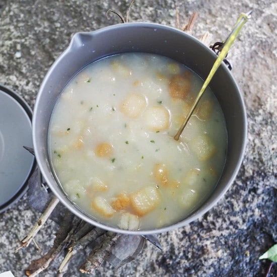 Titanium Pot + Bail Handle Ultralight Cookware 13 Titanium Pot + Bail Handle Ultralight Cookware - Image 13