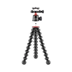 JOBY GorillaPod 3K Camera Tripod 10 JOBY GorillaPod 3K Camera Tripod -Comprehensive outdoor sports photo tripod joby gp 3k pro kit jb01566 bww front ballhead expanded