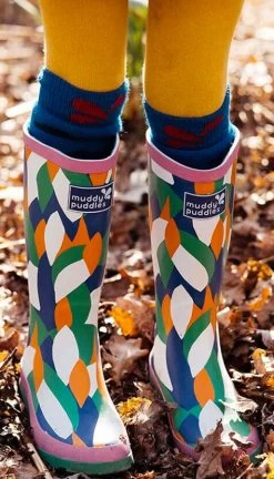Puddlestomper Kids Wellies -Comprehensive outdoor sports pstomperwellies multi 1