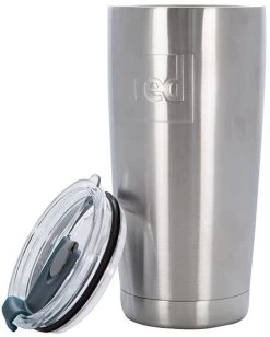 Red Insulated Travel Mug Reusable Tea/Coffee Cup