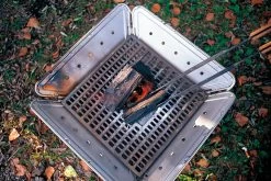 Snow Peak Fireplace Coal Bed Cast Iron Firepit Grid Plate -Comprehensive outdoor sports st 032s l1