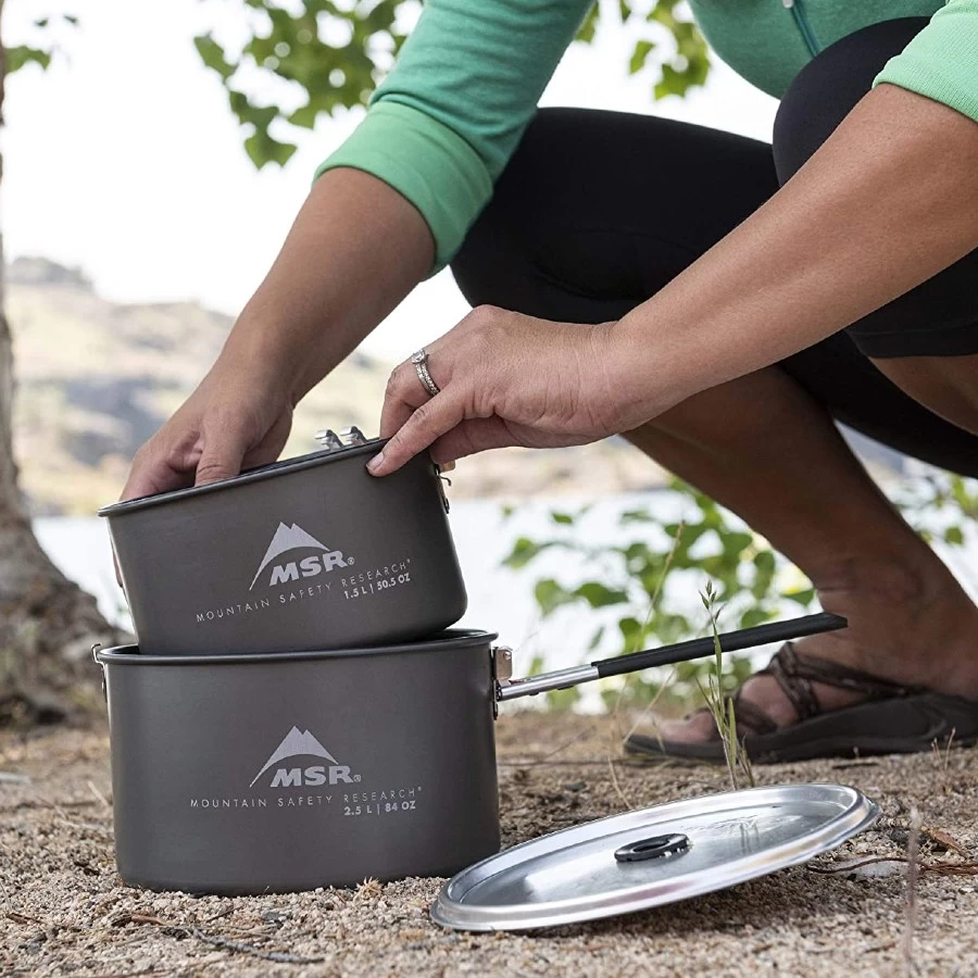 MSR Ceramic 2-Pot Set Compact Camping Cookware 9 MSR Ceramic 2-Pot Set Compact Camping Cookware - Image 9