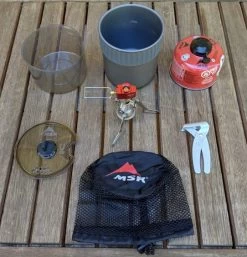 MSR Pocket Rocket 2 Mini Stove Kit Camping Stove & Cookware Set -Comprehensive outdoor sports x643