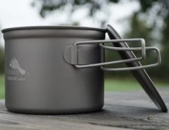 Titanium Pot D115mm Ultralight Camping Cookware -Comprehensive outdoor sports zdf251